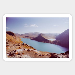 Norway - Lake in Jotunheimen National Park Shot on Film Sticker